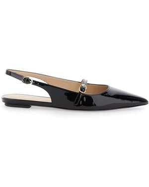 Stuart Weitzman Emilia Mary Jane Slingback - White