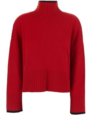 Pinko Falkland Maglia 90 Lana 10 Cashmere - Red