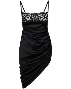 Jacquemus La Saudade Brodée Mini Dress - Black