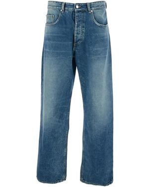 ICON DENIM 'Will' Light- 5-Pocket Jeans With Logo Patch - Blue
