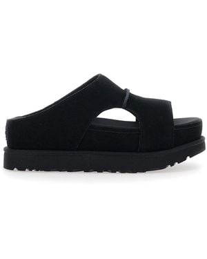 UGG Goldenstar Hi Cutout Slide - Black