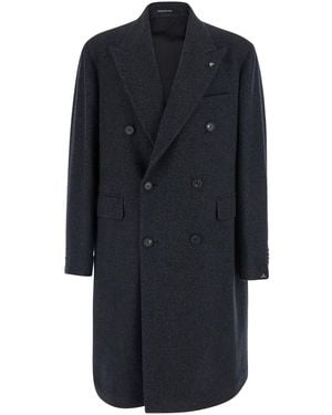 Tagliatore Coat Tech Fabric - Blue