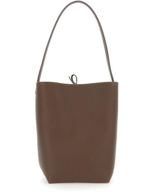 The Row Medium N/S Park Tote - Brown