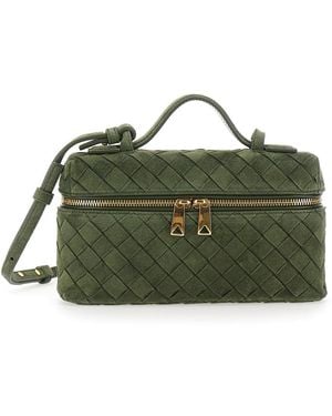 Bottega Veneta 'Bang Bang' Crossbody Bag With Removable Strap And Intrecciato Motif - Green