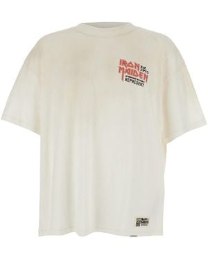 Represent Iron Maiden Anniversary T-Shirt - White
