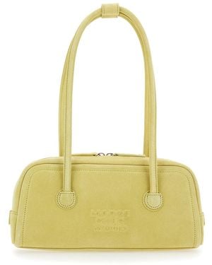Marge Sherwood Borsa A Spalla 'Soft Baguette' Con Logo - Giallo