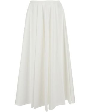 Givenchy Circular Skirt With Flared Design - White