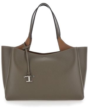 Tod's Apa 2 Manici Media T Pendente - Brown