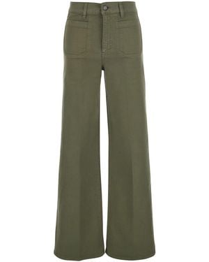 FRAME Jeans Le Slim Palazzo - Green