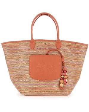 Longchamp Shoulder Bag Le Panier Pliage - Brown