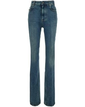 Balenciaga Jeans 'High Waist Slim Stratch Denim Isko Look41' With - Blue