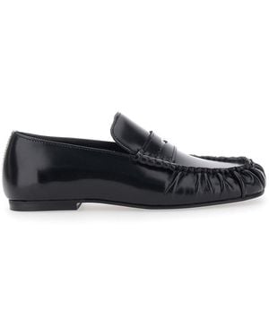 Alohas Loafers Aven With High-Quality Leather And Rubber Sole Fo - White