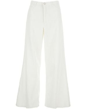 ..,merci Jeans 'Bleach Effect' With Five Pockets - White
