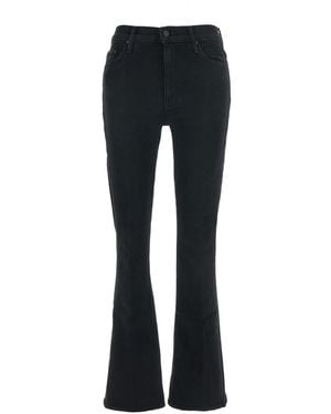 Mother 'The Weekender' Five-Pocket Flared Jeans - Black
