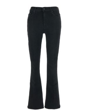 Mother 'The Weekender' Five-Pocket Flared Jeans - Black