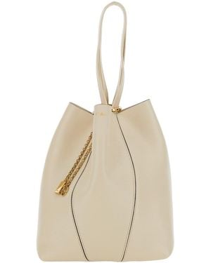 Chloé Borsa A Spalla 'Spin' Con Medaglie - Neutro