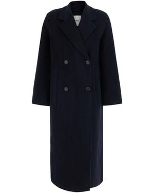 IVY & OAK Clara Coat With Collar And Long Sleeves - Blue