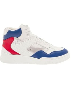 Celine 'Ct-06' High-Top Trainers With Details And Log - White