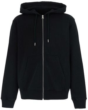 Givenchy Hooded Sweatshirt With Logo On The Back - Blue