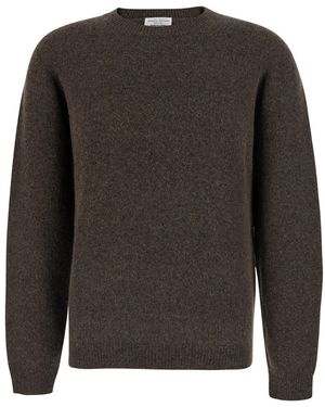 Roberto Collina Maglia Girocollo Ml Con Maniche Lunghe - Grigio