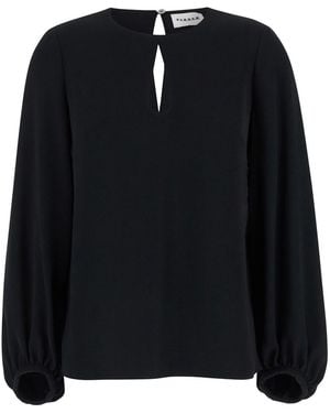 P.A.R.O.S.H. Cut-Out Blouse - Black