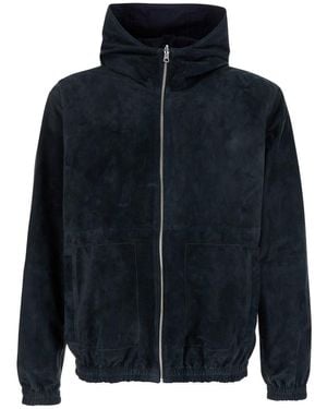 Arma Dark Reversible Jacket With Hood - Blue