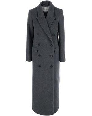 IVY & OAK Chloris Coat Is A Long Coat With Notched Revers And Pockets. M - Black