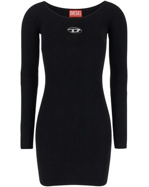 DIESEL M-Vera Knitted Mini Dress - Black