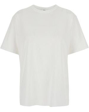 Grifoni T-Shirt With Round Neck And Short Sleeves For - White
