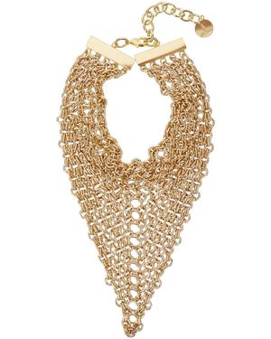 Silvia Gnecchi 'Bandite' -Colored Necklace With Chain Design And L - Metallic