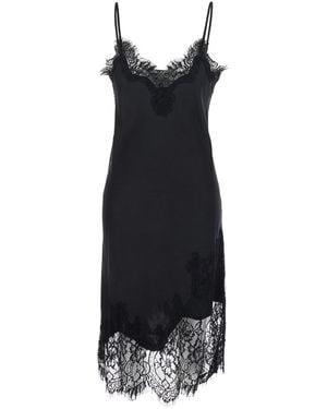 Gold Hawk Abito 'Grace' Smanicato Con Dettagli - Nero