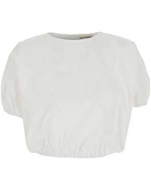 Roy Rogers Shirt 'Sh) Shirt Puff' With Puff Sleeves - White