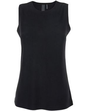 Norma Kamali Top Round Neck Sleeveless - Black