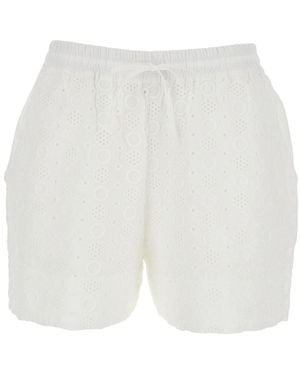 Pinko Shorts Liz Cotton - White
