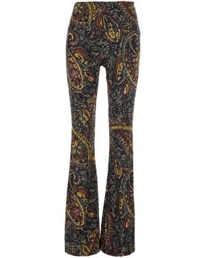 Etro Bootcut Trousers - Grey