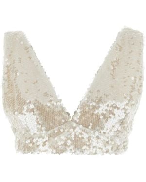 Philosophy Di Lorenzo Serafini Top Con Paillettes All-Over - Neutro