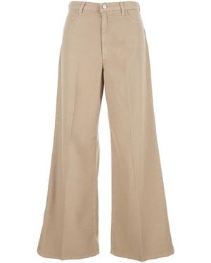 ..,merci 'Wide Fit' Jeans With Bleach Effect - Natural