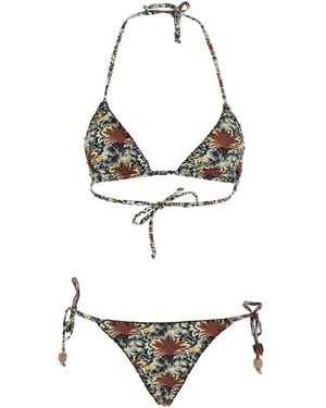 Anjuna Reversible Bikini With Crochet Trim - White