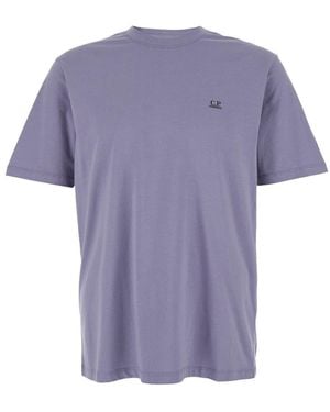 C.P. Company Crewneck T-Shirt With Logo Embroidery On The