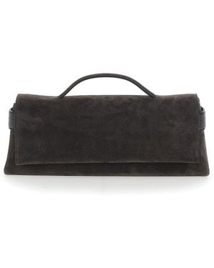 Brunello Cucinelli Clutch 'Essence' Con Dettagli - Nero