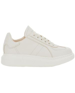 McQueen Trainers With Logo Patch On The Tongue And Embossed Logo On The Heel - White