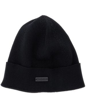 Saint Laurent Bonnet Maille - Blu