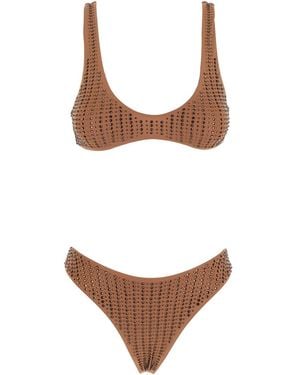 VENUJA Bikini With Stud Embellishments - White