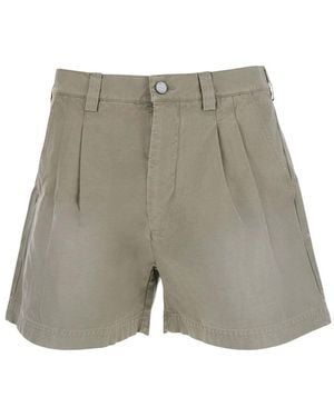 ERL Shorts With Front Pleats - Grey