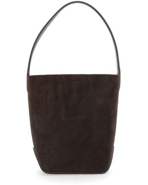 The Row Small N/S Park Tote Edge - Black