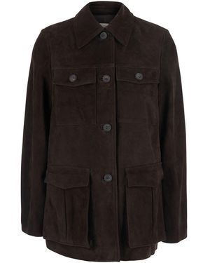 Semicouture 'Penny' Jacket With Classic Collar - Black