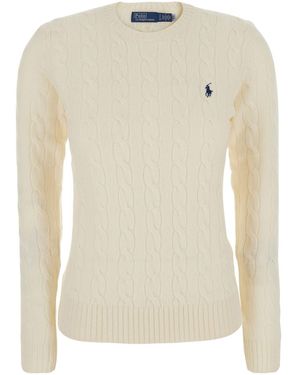 Polo Ralph Lauren Julianna-Long Sleeve-Pullover - Natural