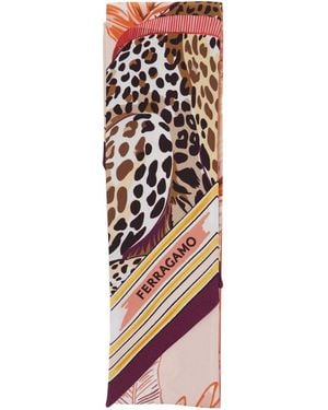 Ferragamo Silk Scarf - Pink