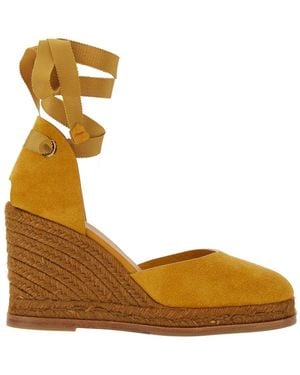 Castañer Wedges Camilla Suede - Metallic