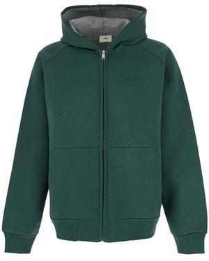 Autry Hoodie With Dropped Shoulders - Green